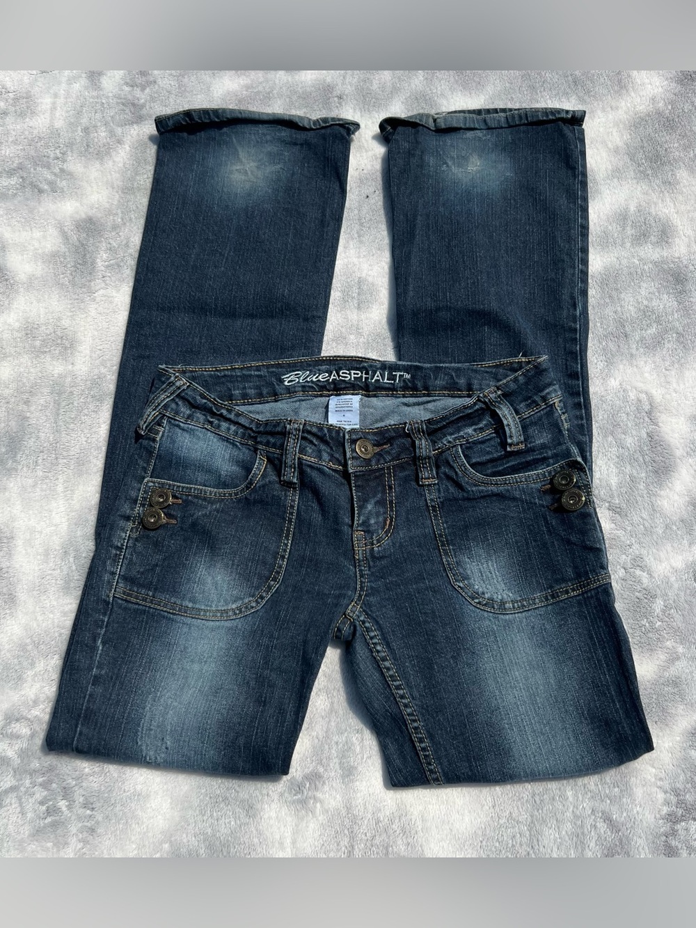 Blue Asphalt Women's Dark Indigo Bootcut Jeans